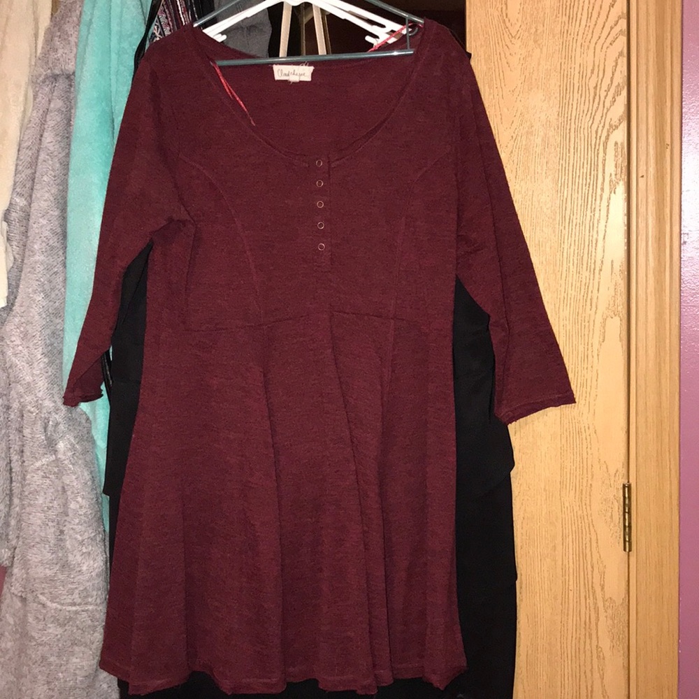 Maroon Dress